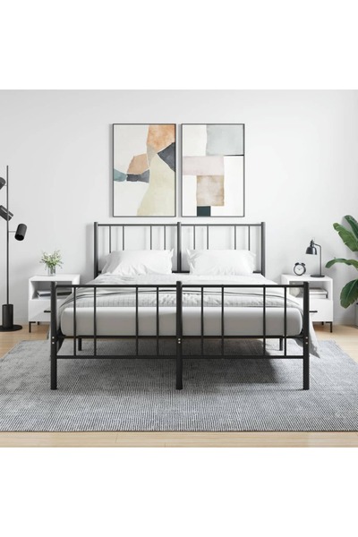 Concept Noptiere, 2 buc., alb, 40x35x47,5 cm, lemn compozit