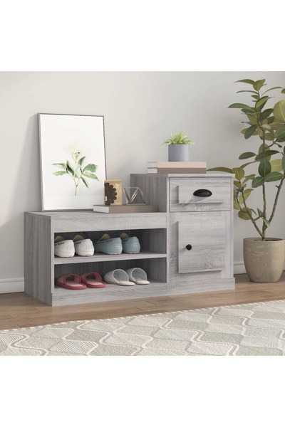Concept Pantofar, gri sonoma, 100x42x60 cm, lemn prelucrat