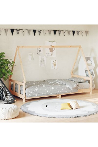 Concept Cadru de pat pentru copii, 90x190 cm, lemn masiv de pin