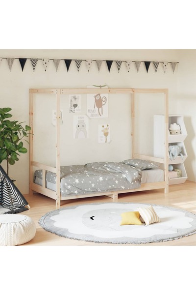 Concept Cadru de pat pentru copii, 80x160 cm, lemn masiv de pin