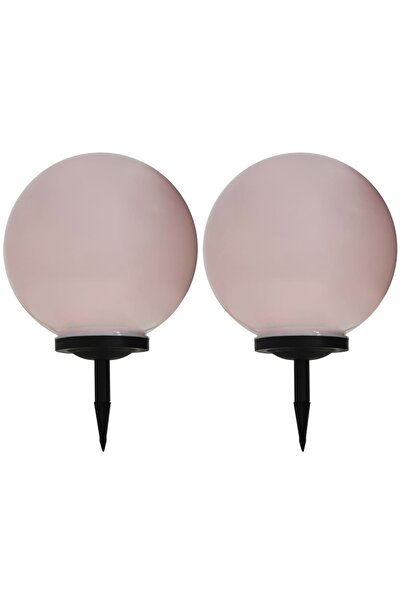 Concept Lămpi solare de exterior, 2 buc., 40 cm, RGB, sferic, LED