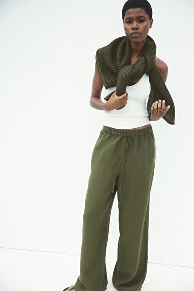 H&M Keten Karışımlı Pantolon