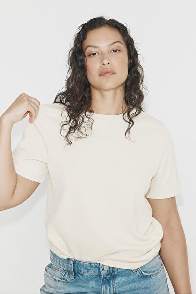 H&M İnterlok Tişört