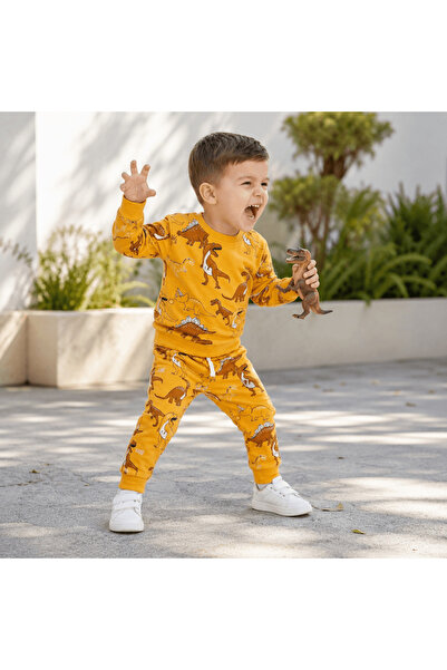 Kidohug Compleu baieti din bumbac, trening confortabil, 1-4 ani