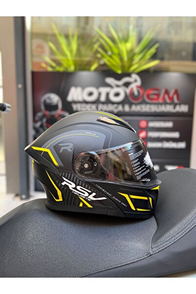 FAZER FR-965 Duncan Yellow Çene Açılır Kask