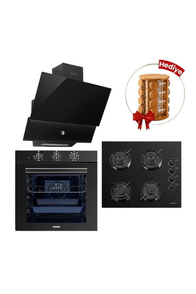 Luxell 88 Lt Süper Kristal Syh Ankastre Set