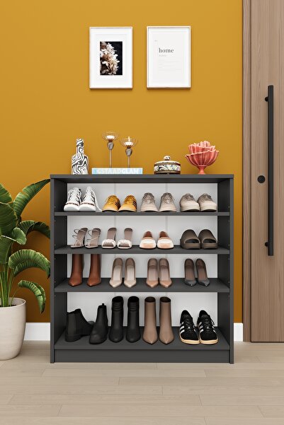 asratrend Modern 4 Katlı Raflı Ayakkabılık %100 MDF Çok Amaçlı Düzenleyici A32
