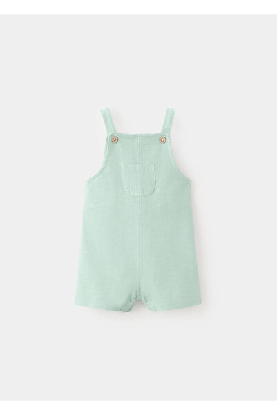 MANGO Baby 100% cotton pocket dungarees