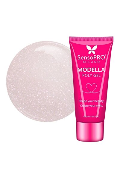 SensoPRO Milano Polygel MODELLA - Blush Pearl, 15ml