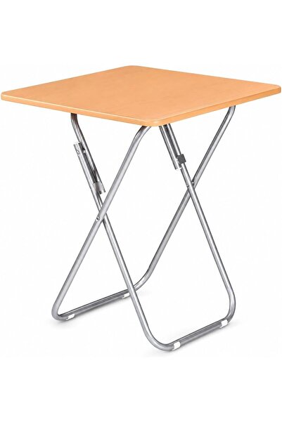 Biki Folding Table Square 80X80Cm-Light Wood Color-Rq-31019
