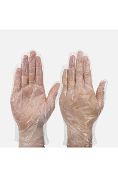 Netodak Disposable Transparent Bag Gloves Dumpling Gloves (100 Pieces)
