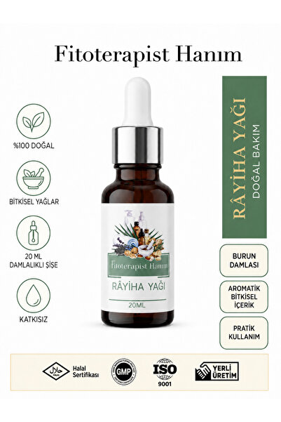 Fitoterapist hanim Rayiha(Burun damlası) yağı