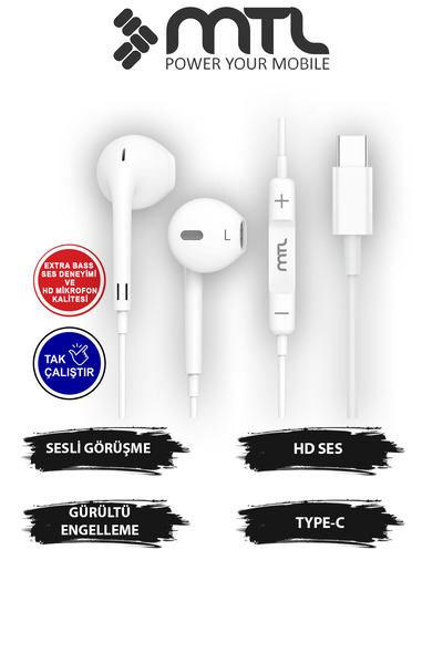 MTL Samsung A06 / A16 / A26 / A36 / A56 Uyumlu Type-c Kulaklık MT293A6Series