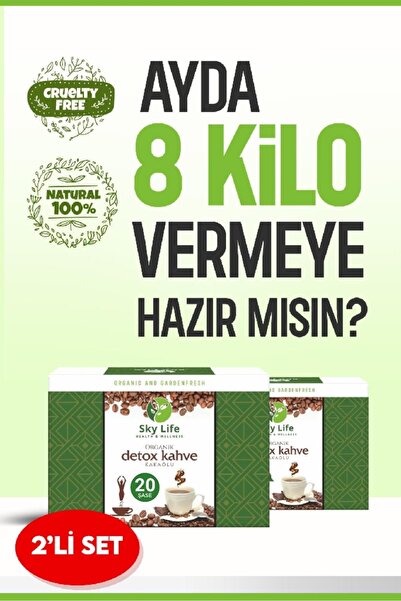 Sky Life Health & Wellness Detox Form Kahve tok tutma zayıflamak.kilo.vermek