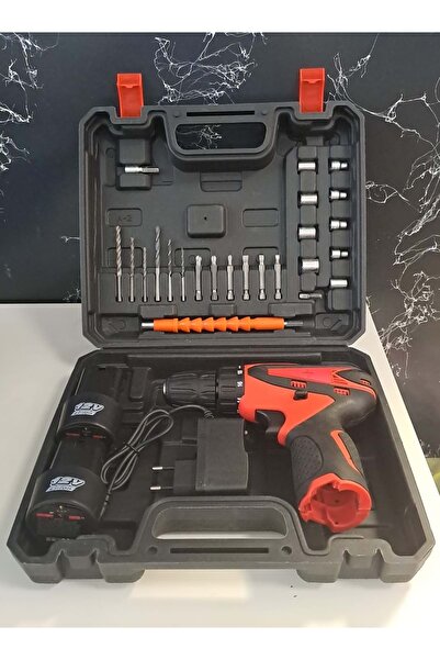 Leva House HAWDİ 12 VOLT 450W ŞARJLI ARMUT MATKAP SETİ 10 mm (3/8")