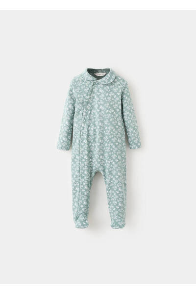 MANGO Baby Desenli uzun pijama