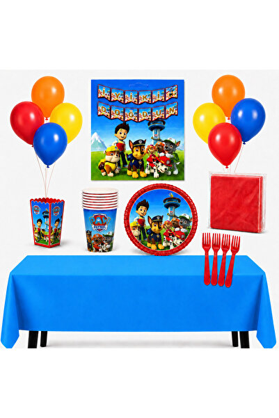 Fillikutum Set tematic Paw Patrol de 52 de piese pentru 8 persoane, farfurii,...