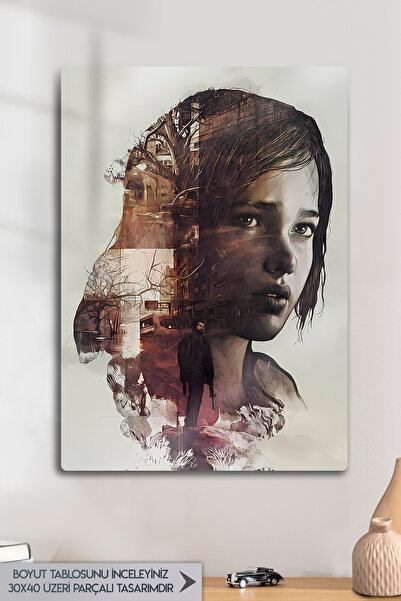 DekorHane Metal Tablo - The Last Of Us, Oyun Dizi Film Dekoratif Poster