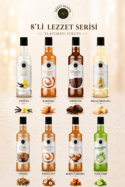 Sweet Heaven 8li Kahve Şurubu 8x110ml - 880ml