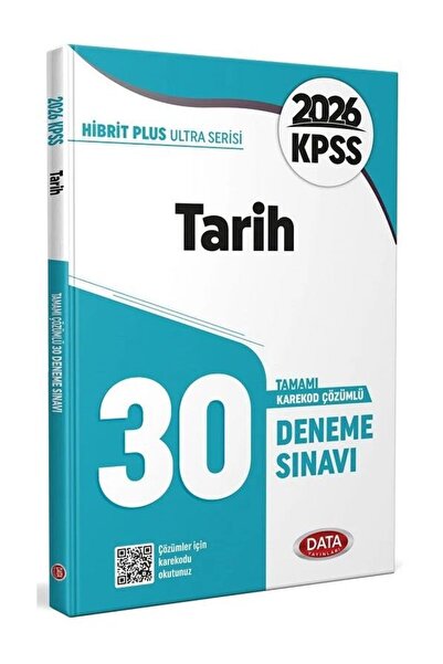 Anla Kazan Yayınları Data 2026 KPSS Tarih Ultra 30 Deneme Çözümlü