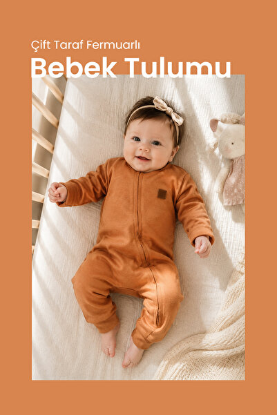 ilays beauty %100 Premium Saf Pamuk Bebek Tulumu