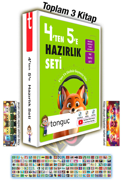 Tonguç Yayınları 4'ten 5'e Hazırlık Seti Yaz Tatili 2026-2027