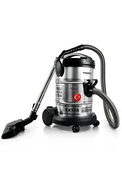 IMPEX VC 4708 2200W Vacuum Cleaner 21L Metal Body Low Noise Telescopic Tube D...