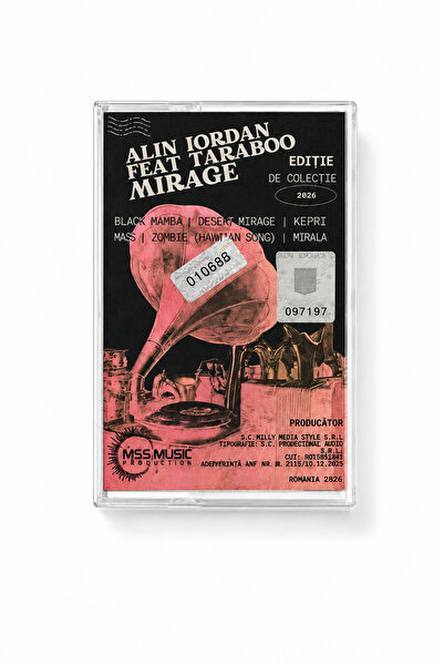 OEM MIRAGE 2026 (Muzică Afro House) – Casetă analogică 100/100, ediția a 2-a,...