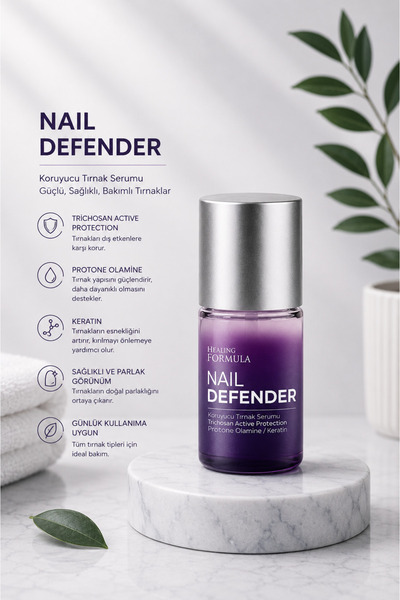 HF HEALING FORMULA – NAIL DEFENDER / KORUYUCU TIRNAK SERUMU 15 ml