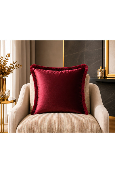 Fabricland Husă de pernă decorativă exclusivă, importată, din atlas, culoare ...