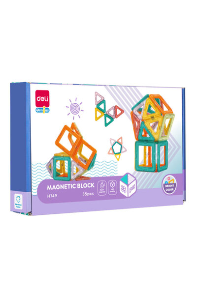 Deli MAGNETIC BLOCKS GAME 35 PIECES