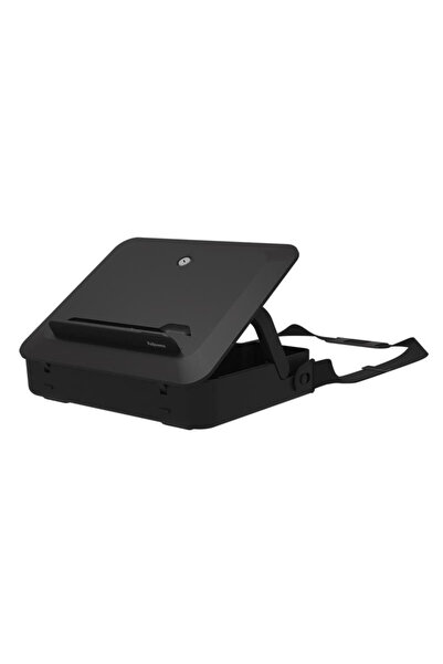 Fellowes Geantă pentru laptop cu suport ergonomic inclus, negru BREYTA