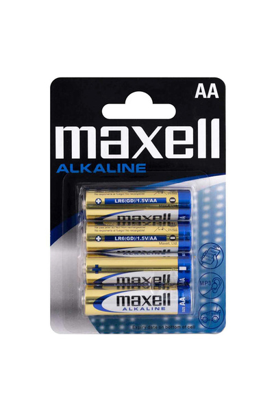 Maxell BATERII R6 (AA) 1.5V ALCALINE 4 BUCĂȚI/BLISTER