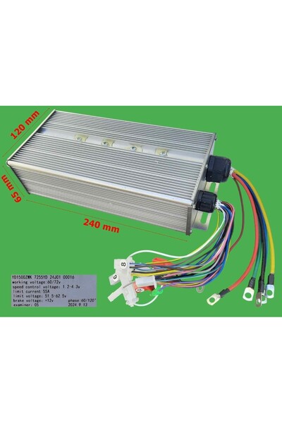 SEVGENT E-Bis Hız Kontrol Cdi Akıllı Beyin 48-72V 1500W 55A Geniş Kasa