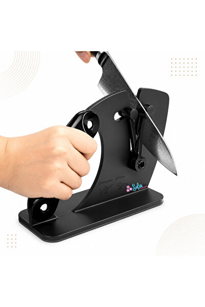 Sofia Concept Ascuțitor manual profesional pentru cuțite, Sofia CONCEPT®, negru
