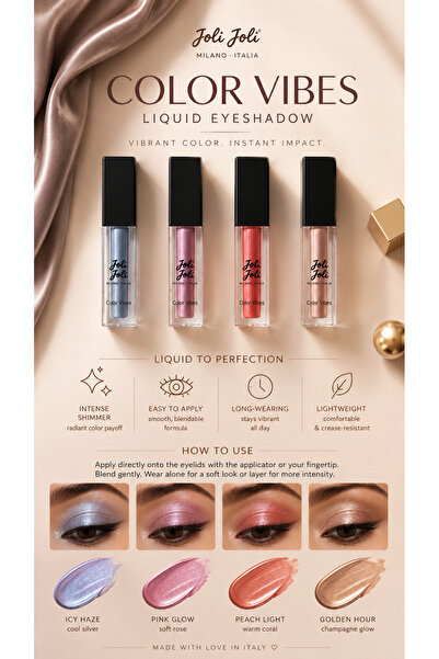 Extramall Set 4 Farduri de Pleoape Lichide – Waterproof, Pigmentate – Roșu, N...