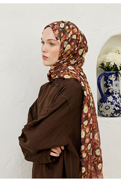 Freshscarfs Agnes Desen Rami Şal Gülkurusu