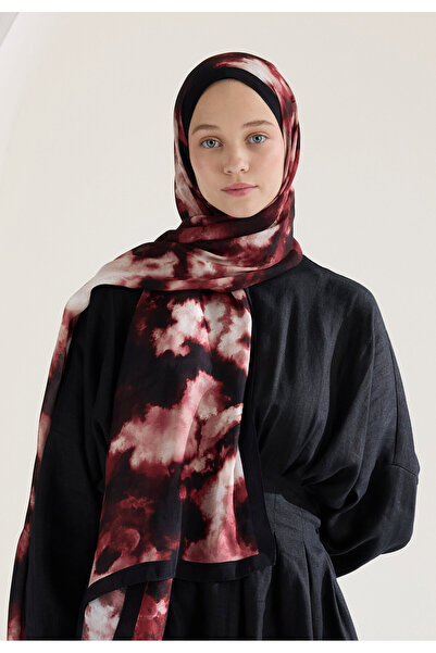 Freshscarfs Lola Floş Viskon Şal Bordo