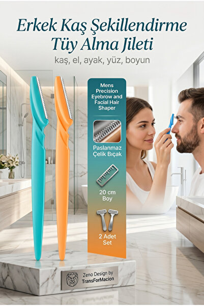 Transformacion Erkek Kaş Şekillendirme Tüy Alma Jileti 2 ADET 721252