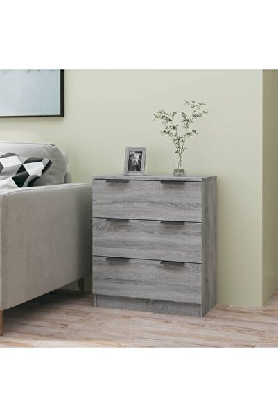Concept Servantă, sonoma gri, 60x30x70 cm, lemn prelucrat
