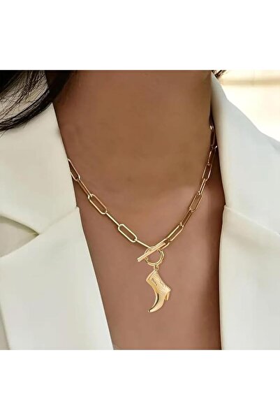 Arabest Cowboy Hat & Boot Pendant Necklace, Layered Dainty Western Cowgirl Ch...