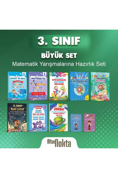 Altın Nokta Yayınevi 3. SINIF BİLSEM - KANGURU - OLİMPİYAT BÜYÜK SET