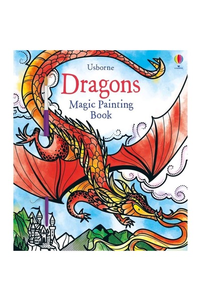 Usborne Carte de pictat cu dragoni - Dragons Magic Painting Book