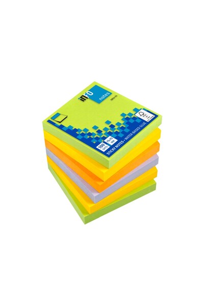 INFO NOTES Notițe adezive Spring 75 x 75 mm - 100 coli 5854-76