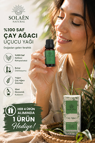 Solaennatural Solaén Natural Tea Tree Essential Oil 10 ml Steam Distillation ...
