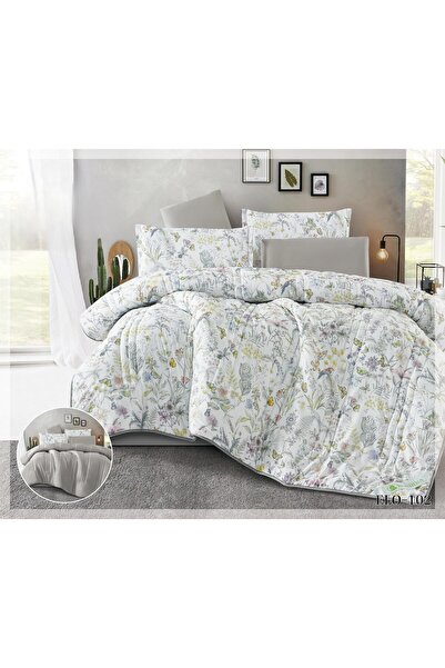 NAJMA Summer Double-Sided Bedspread with a Forest Design, Microfiber, 6 Piece...