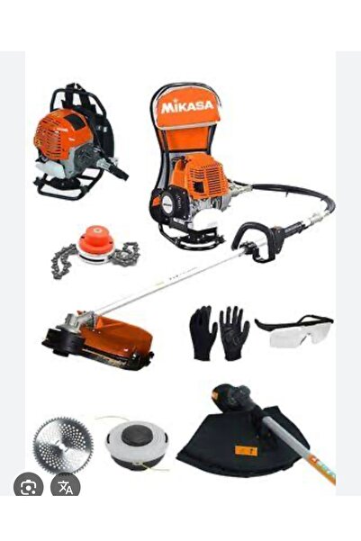 BUTOOLS BS-24 Sırt Tipi Benzinli Motorlu Ot Çalı Tırpanı Çim Biçme Makinesi T...