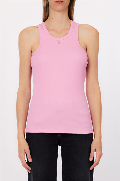 liu.jo Liu Jo T-Shirt Moda S/M Kadın Bisiklet Yaka T-Shirt Çok Renkli