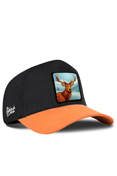 BlackBörk Καπέλο μπέιζμπολ με λογότυπο Deer-Μαύρο