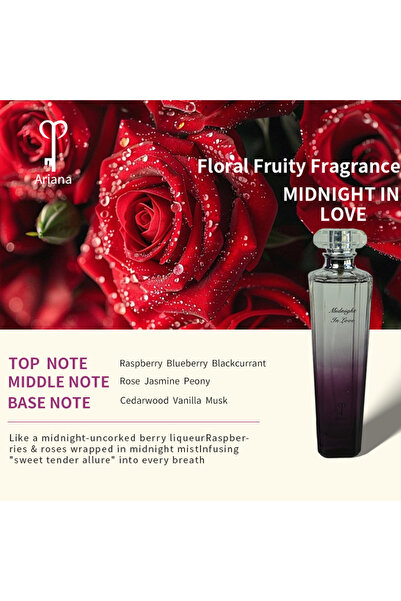 ARIANA TG058 Midnight in Love 100ml 3.4FL.OZ Brand Series EAU DE PARFUM Perfume